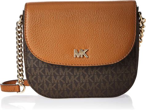 michael michael kors brown acorn half dome crossbody|MICHAEL Michael Kors Half Dome Crossbody .